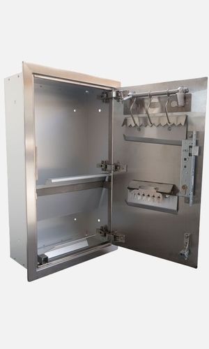 Moderner Einbaubriefkasten mit minimalistischer Gestaltung